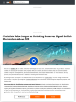 Chainlink Price Surges as Shrinking Reserves Signal Bullish Momentum Above $23 - Brave New Coin