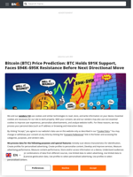 Bitcoin (BTC) Price Prediction: BTC Holds $91K Support, Faces $94K–$95K Resistance Before Next Directional Move - Brave New Coin