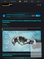 Polymarket holds RFK Jr. at 49% for 2028 GOP nod despite Trump fraud claims - Blockchain.News
