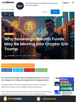 Why Sovereign Wealth Funds Are Turning to Crypto
