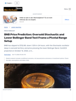 BNB Price Prediction: Oversold Stochastic and Lower Bollinger Band Test Frame a Pivotal Range Setup - Blockchain.News