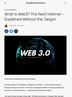 What is Web3? The Next Internet — Explained Without the Jargon