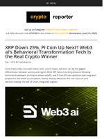 XRP Crash Warning, Pi Coin (PI) Future Outlook & Why Web3 ai Promotes Smarter Trading