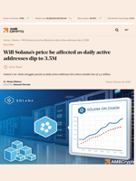 Will Solana's price be affected as daily active addresses dip to 3.5M - AMBCrypto