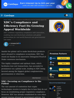 XDC’s Compliance and Efficiency Fuel Its Growing Appeal Worldwide | CoinGape