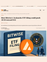 How Bitwise's Avalanche ETF filing could push AVAX toward $32 - AMBCrypto