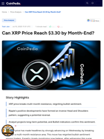 Can XRP Price Reach $3.30 by Month-End? 