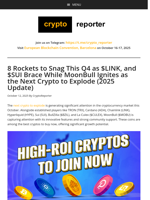 Next Crypto to Explode: MOBU, LINK, SUI, BNB, and More