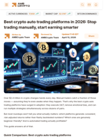 Best crypto auto trading platforms in 2026: Stop trading manually, start earning smarter - AMBCrypto