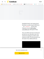 Bitcoin (BTC) Treasury News: NAKA Raises $200M, Sinks 11%