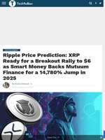 Ripple Price Prediction: XRP Ready for a Breakout Rally to $6 as Smart Money Backs Mutuum Finance for a 14,780% Jump in 2025 - TechBullion
