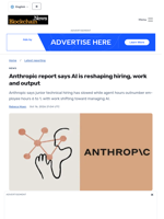 Anthropic report says AI is reshaping hiring, work and output - Blockchain.News