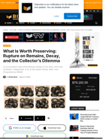 What Is Worth Preserving: Rupture On Remains, Decay, And The Collector's Dilemma