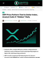 XRP Price Pattern Tied to Dollar Index, Analyst Calls It “Hidden” Rally - Crypto News Flash
