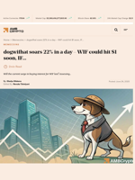 dogwifhat soars 22% in a day – WIF could hit $1 soon,
IF…