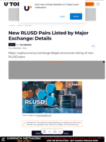 New RLUSD Pairs Listed by Major Exchange: Details