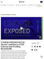 UNDER EXPOSED EP 26 - Moody’s and Macro, ETH Fakeout and Trading Roundtable - Decrypt