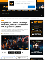Polymarket Unveils Exchange Overhaul, Native Stablecoin As U.S. Expansion Looms
