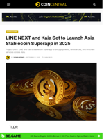 LINE NEXT and Kaia Set to Launch Asia Stablecoin Superapp in 2025