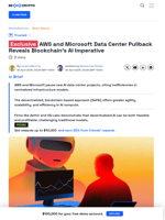 AI Data Centers are Hitting a Wall, and Can Blockchain Fix It?