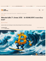 Bitcoin falls 7% from ATH - Is $110K BTC's next key test? - AMBCrypto