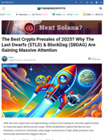 The Best Crypto Presales of 2025? Why The Last Dwarfs ($TLD) & BlockDag ($BDAG) Are Gaining Massive Attention
