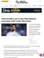 Sami Khedira set to join Real Madrid coaching staff under Mourinho
