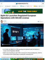 Bybit EU Launches Regulated European Operations with MiCAR License - TheNewsCrypto
