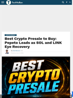 Best Crypto Presale to Buy: Pepeto Leads as SOL and LINK Eye Recovery - TechBullion