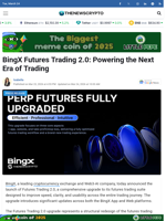 BingX Futures Trading 2.0: Powering the Next Era of Trading  - TheNewsCrypto