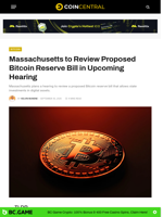 Massachusetts to Proposed Bitcoin Bill in Upcoming Hearing