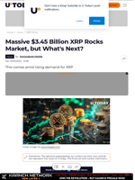 Massive $3.45 Billion XRP Rocks Market, but What's Next?