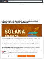 Solana Price Prediction: SOL Eyes $150, Yet Remittix Is Stealing The Week’s Bullish Momentum - Brave New Coin