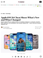Apple iOS 26 Cheat Sheet: What's New and What Changed - Decrypt