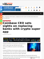 Coinbase CEO sets sights on replacing banks with crypto super app - The Crypto News Wire