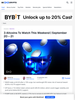3 Altcoins To Watch This Weekend | September 20 - 21