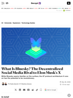 What Is Bluesky? The Decentralized Social Media Rival to Elon Musk's X - Decrypt