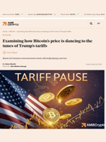 Examining how Bitcoin's price is dancing to the tunes of Trump's tariffs - AMBCrypto