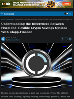 Understanding the Differences Between Fixed and Flexible Crypto Savings Options With Clapp.Finance