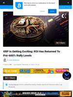 XRP Is Getting Exciting: RSI Has Returned To Pre-600% Rally Levels | Bitcoinist.com