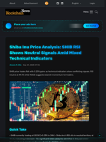 Shiba Inu Price Analysis: SHIB RSI Shows Neutral Signals Amid Mixed Technical Indicators - Blockchain.News