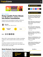 Rising Liquidity Pushes Bitcoin Into Bullish Consolidation