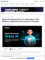 Bitget Launches Gracy AI: The New Digital Human for Crypto
