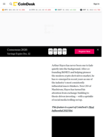 Most Influential: Arthur Hayes