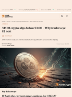 ATOM crypto slips below $3.60 - Why traders eye $2 next - AMBCrypto