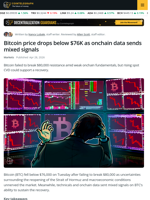 Bear Trap or $84K? Bitcoin Data Mixed on BTC Price Recovery