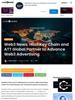 Web3 News: HashKey Chain and ATT Global Partner to Advance Web3 Advertising | Live Bitcoin News