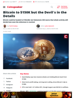 Bitcoin to $150K but the Devil's in the Details - Coinspeaker