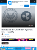 Ripple Submits New Letter To SEC’s Task Force — Here's Why