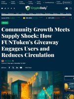 Community Growth Meets Supply Shock: How FUNToken’s Giveaway Engages Users and Reduces Circulation - Crypto Daily
